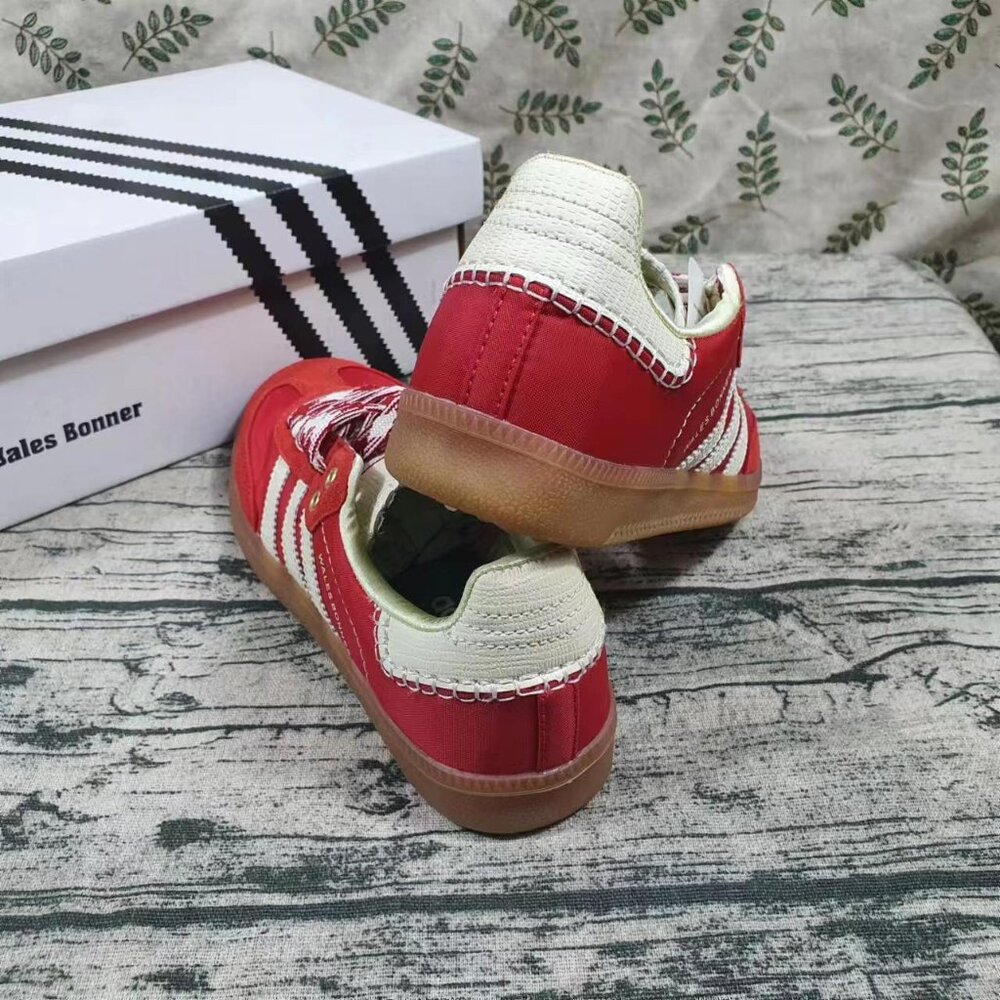 Adidas x Wales Bonner Red Samba Scarlett Red - Picture 2 of 6